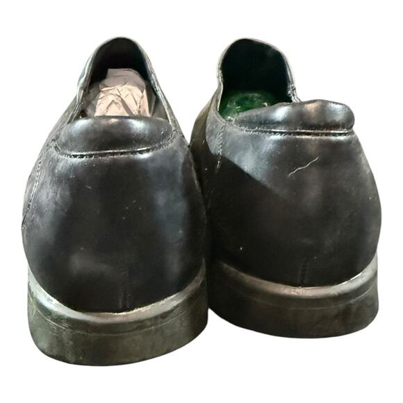 Donald Pliner Men’s Rex Leather Shoes Black Size 9.5 M Laceless Slip On main image 7